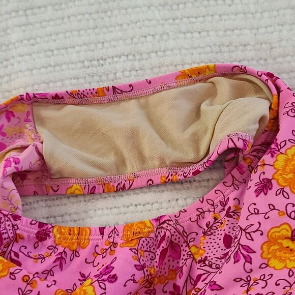 Victorias Secret Pink Floral‎ One Piece Swimsuit 8D - Picture 9 of 9